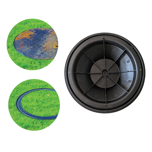 450mm Diameter Grass Top Recessed Manhole Cover 3.5 Tonne