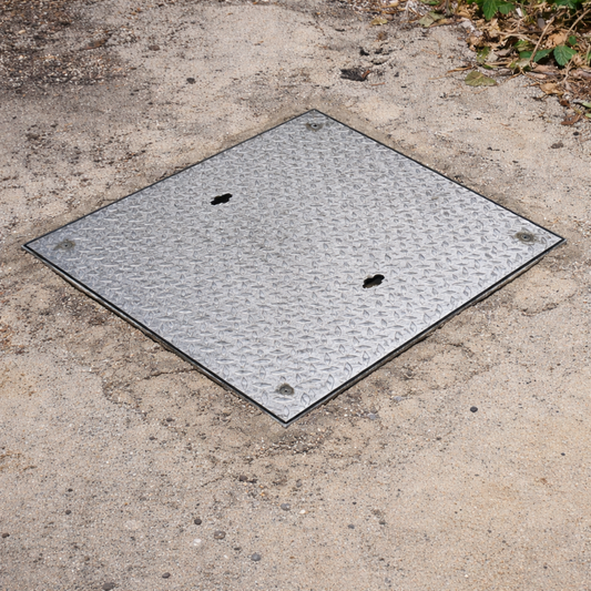 900 x 900mm Plain Seated Solid Top Manhole Cover