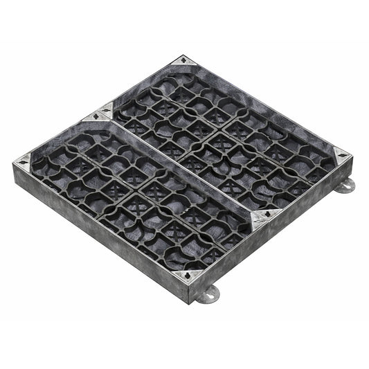 900 x 900mm Grass & Gravel Recessed Manhole Cover 10 Tonne