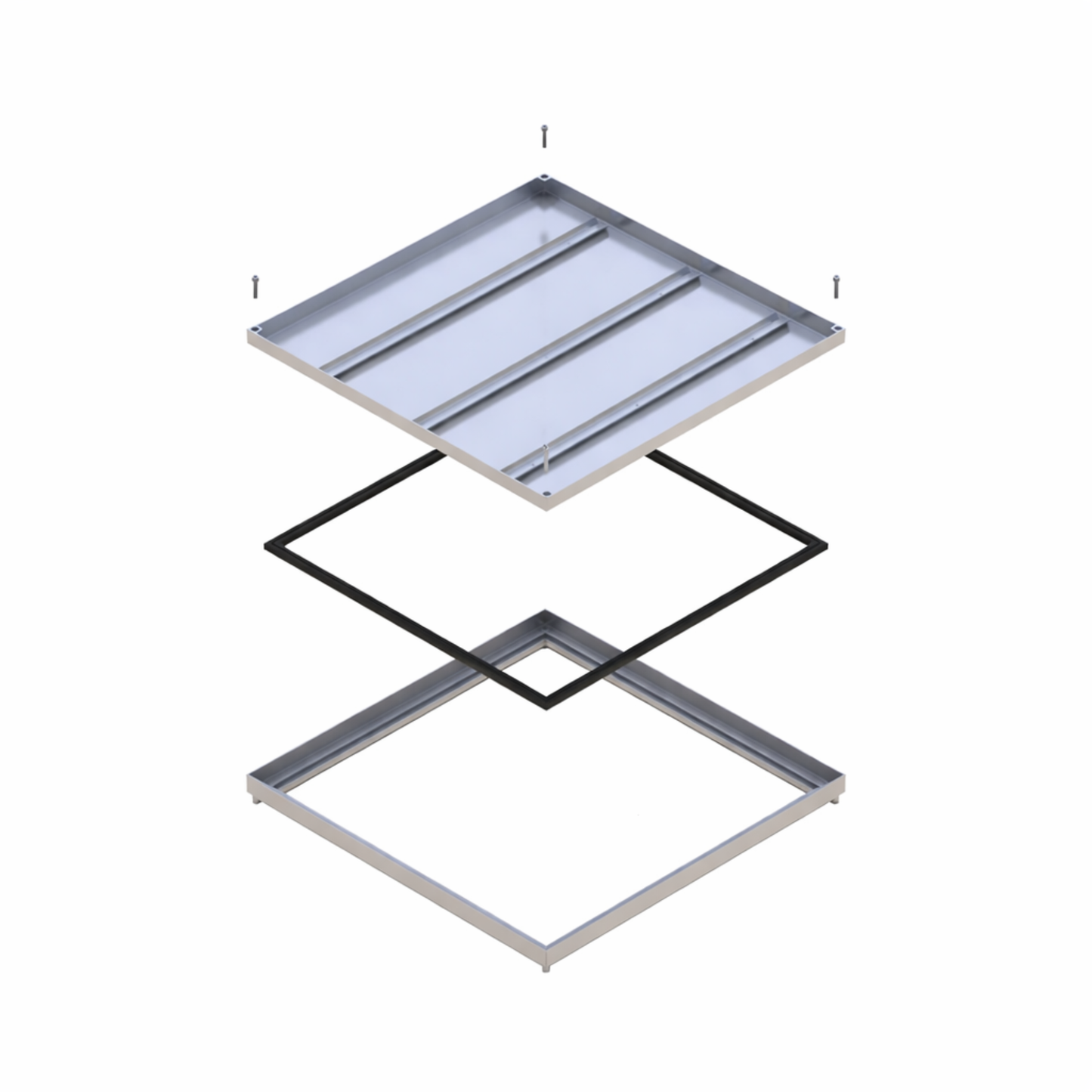 600 x 600mm Stainless Steel 316 Recessed Manhole Cover 50mm