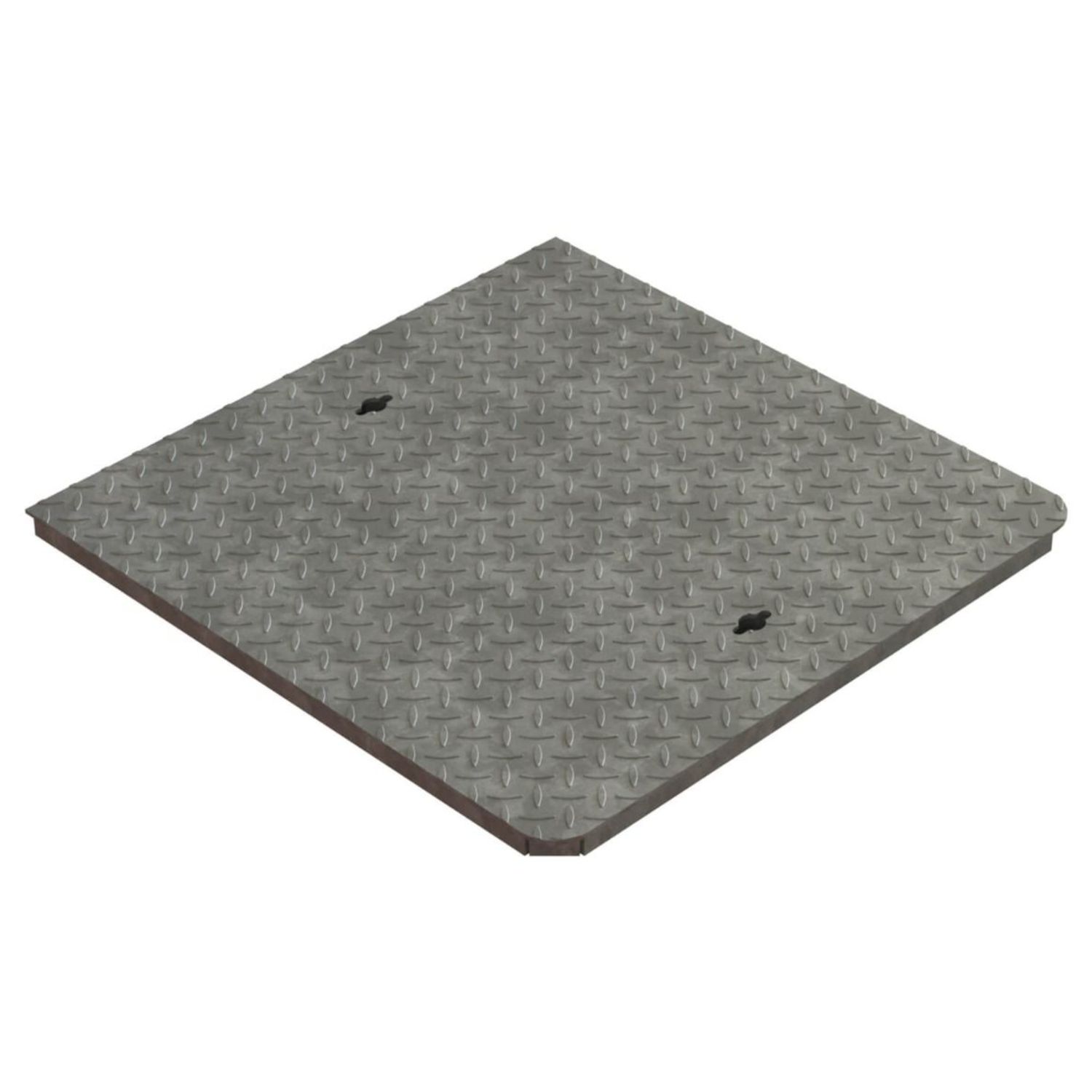 Solid Top Manhole Cover Lids Without Frames