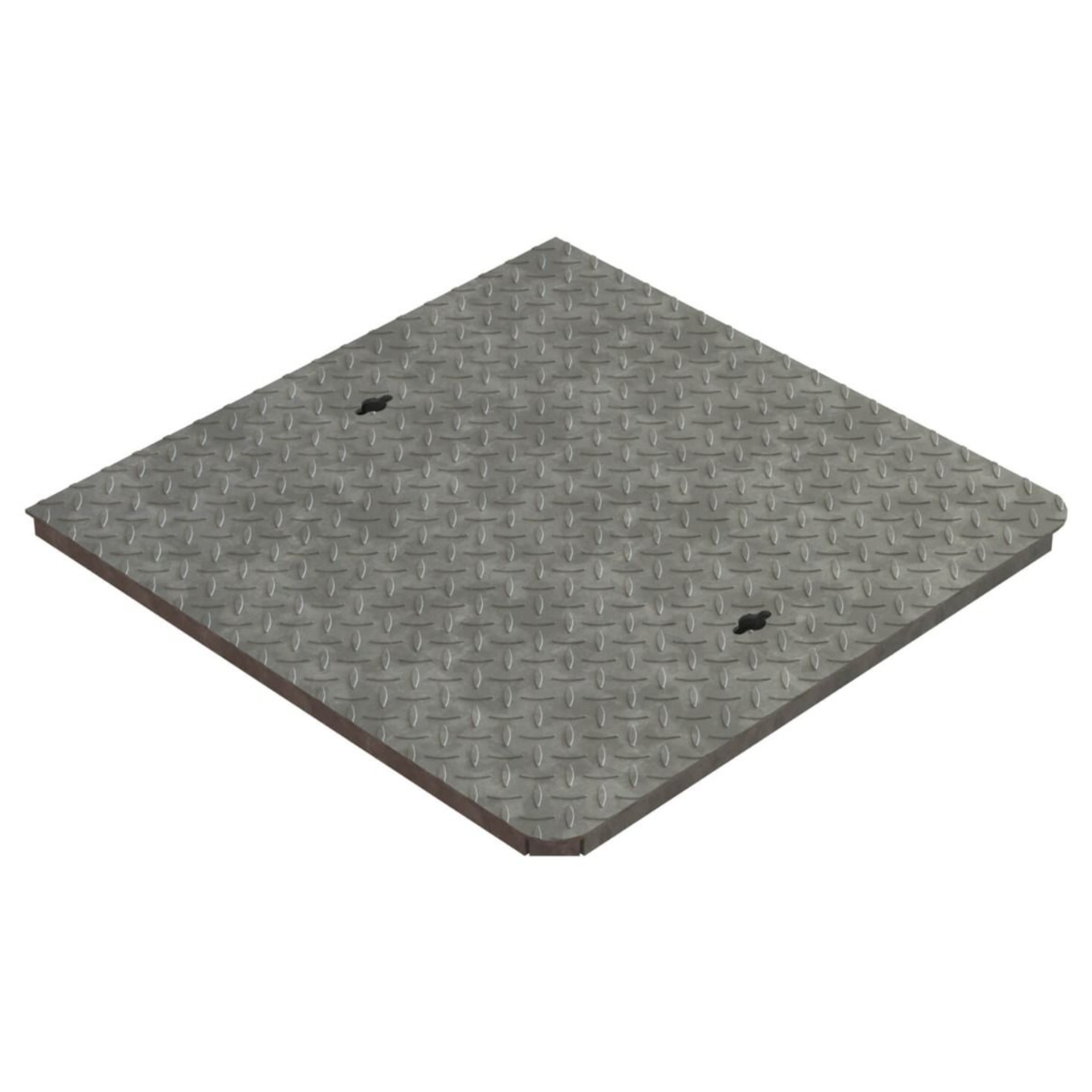Solid Top Manhole Cover Lids Without Frames
