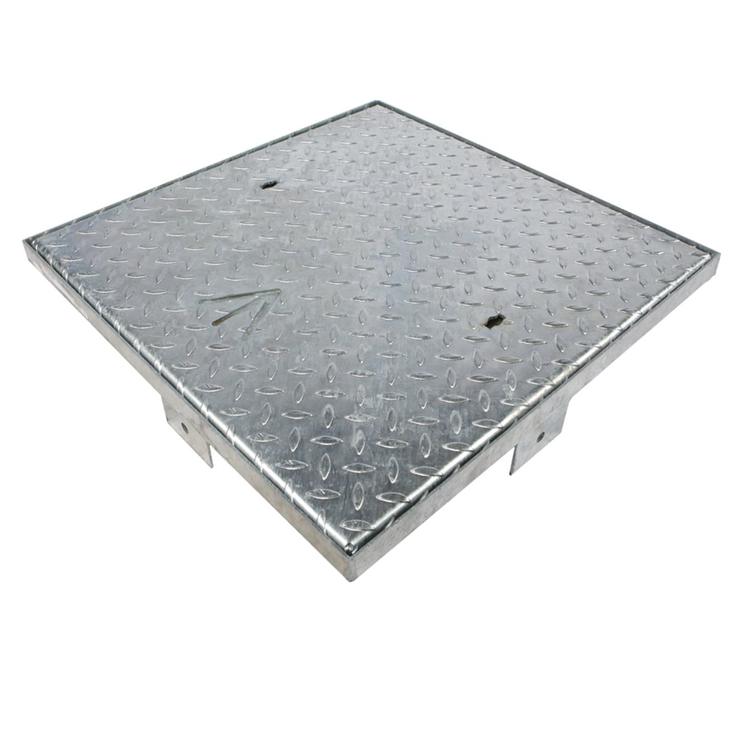 600 x 600mm Security Galvanised Steel Manhole Cover FACTA AAA