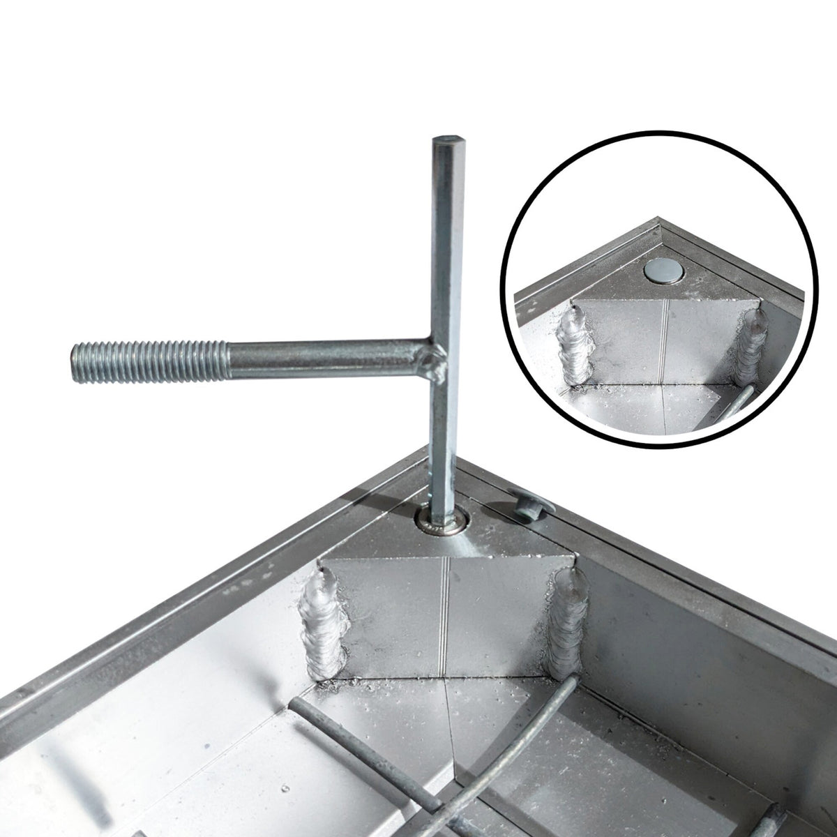 Triple Sealed Aluminium Recessed Manhole Cover 40mm Multiple Sizes