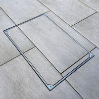 Triple Sealed Aluminium Recessed Manhole Cover 60mm Multiple Sizes