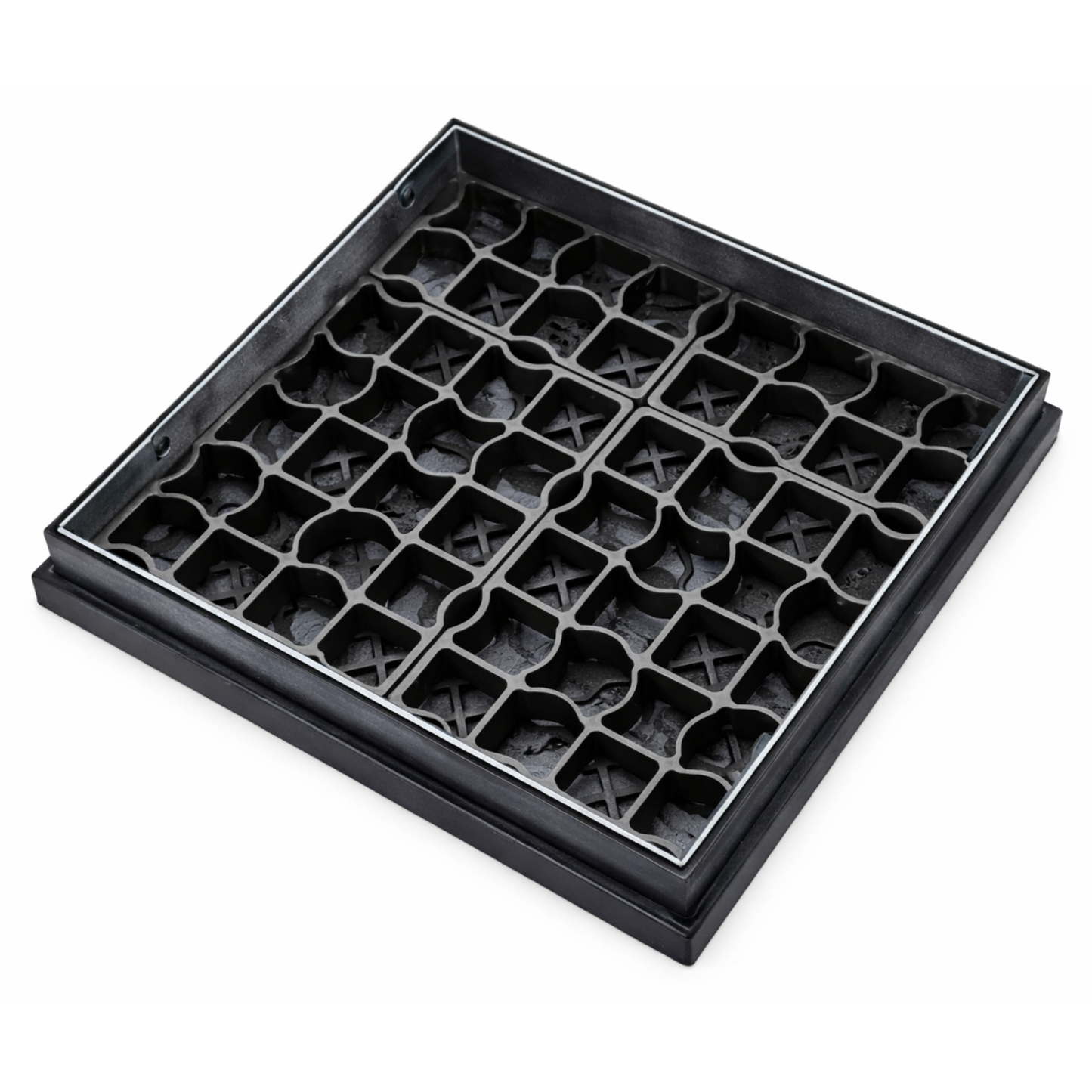 600 x 600mm Grass & Gravel Recessed Manhole Cover 10 Tonne