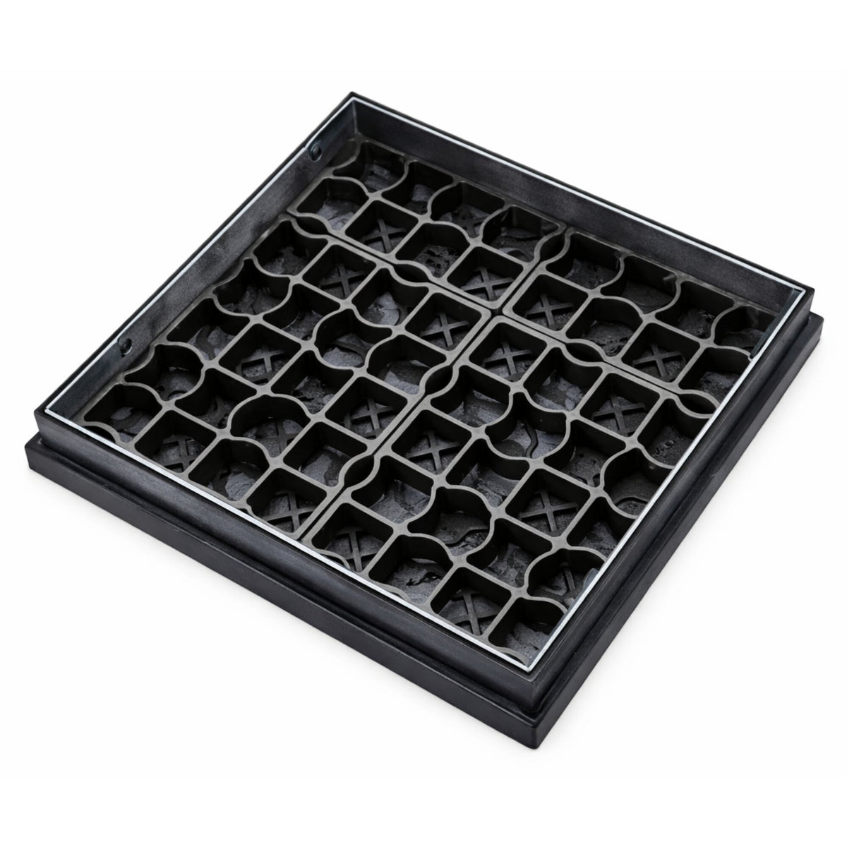600 x 600mm Grass & Gravel Recessed Manhole Cover 10 Tonne
