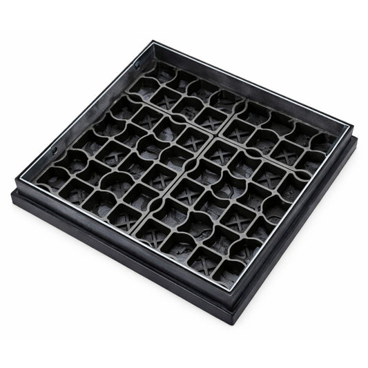 600 x 600mm Grass & Gravel Recessed Manhole Cover 10 Tonne