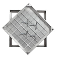 Triple Sealed Aluminium Recessed Manhole Cover 60mm Multiple Sizes