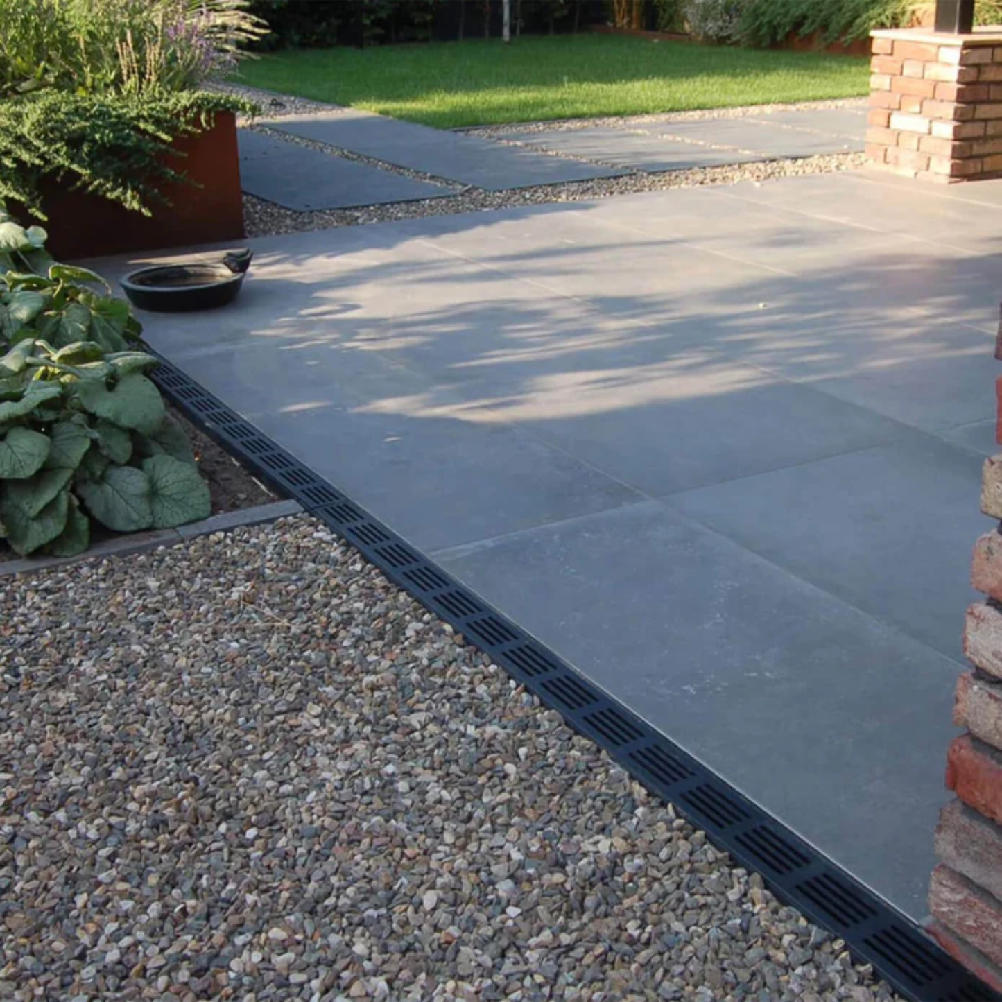 Aluminium Threshold Drainage Channel System A15