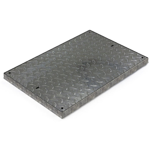 900 x 600mm Plain Seated Solid Top Manhole Cover, 5 Tonne