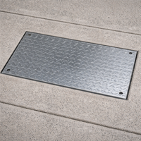 900 x 600mm Plain Seated Solid Top Manhole Cover, 5 Tonne