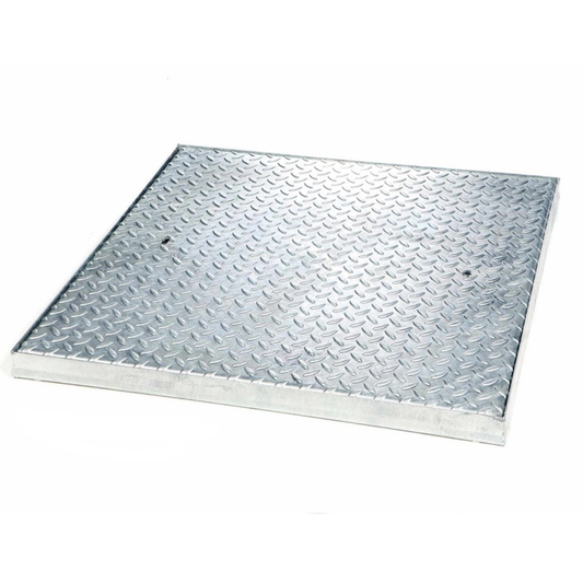 900 x 900mm Plain Seated Solid Top Manhole Cover, 5 Tonne