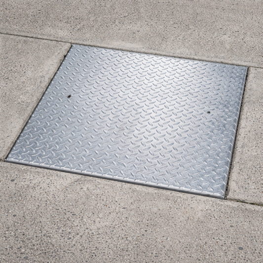 900 x 900mm Plain Seated Solid Top Manhole Cover, 5 Tonne