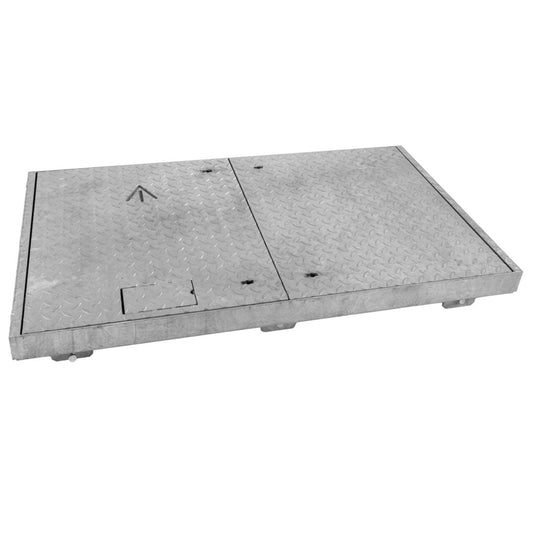 1200 x 600mm Security Steel Manhole Cover FACTA AAA