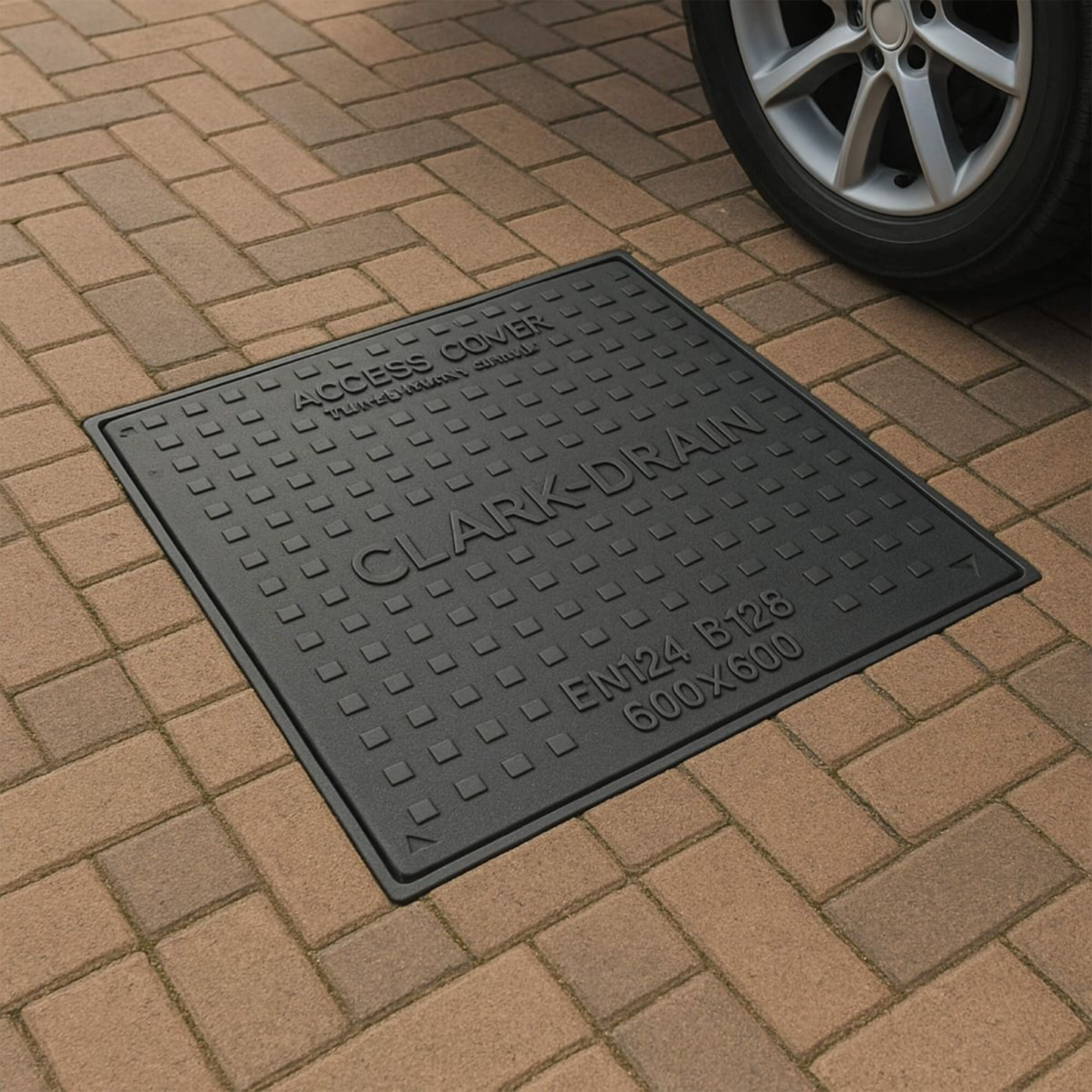 600 x 600mm Composite B125 Solid Top Manhole Cover