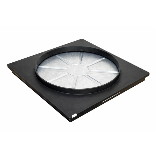 450mm Block Paving Recessed Manhole Cover 10 Tonne Square to Round