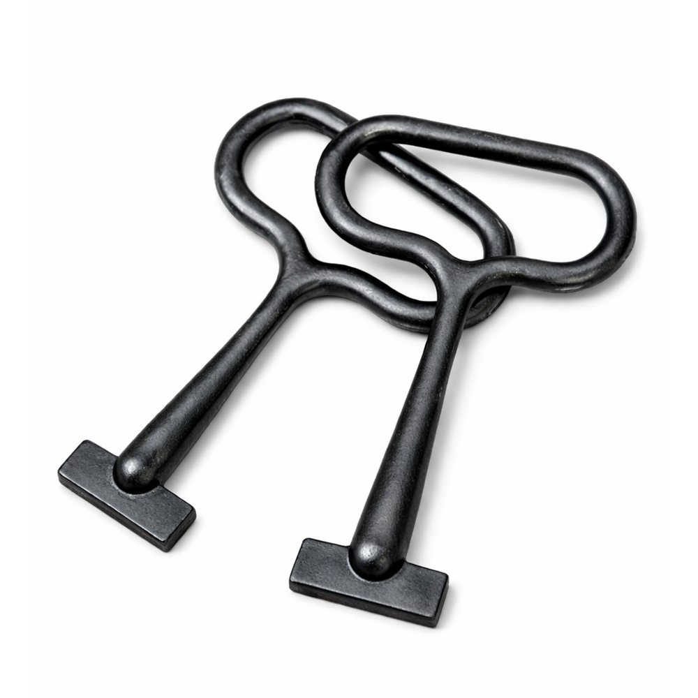 Pair of Heavy Duty Ductile Iron Lifting Keys for Manhole Covers