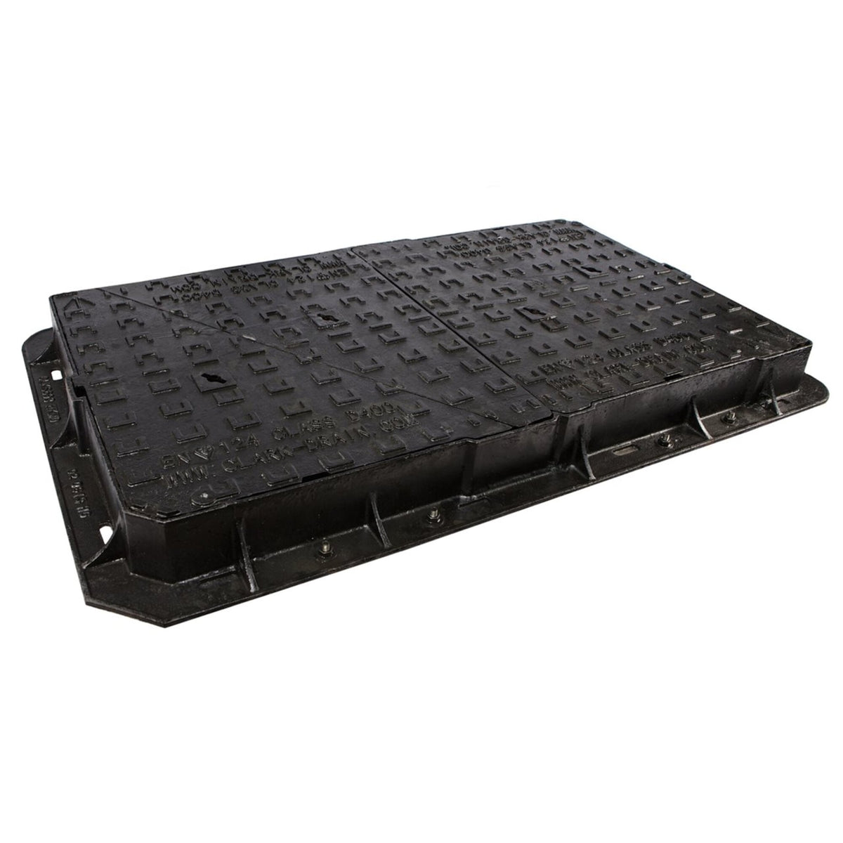 1200 x 675mm Security Ductile Iron Manhole Cover D400