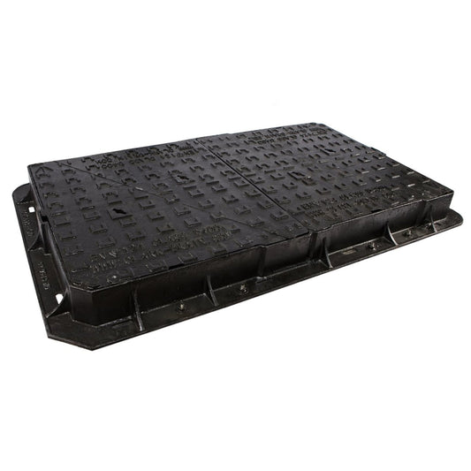 1200 x 675mm Security Ductile Iron Manhole Cover D400