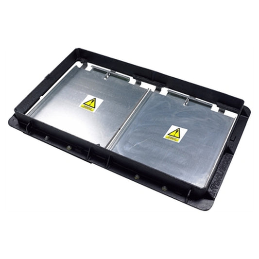 1200 x 675mm Security Ductile Iron Manhole Cover D400