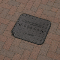 600 x 600mm Ductile Iron Manhole Cover and Frame B125