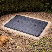 600 x 450mm Ductile Iron Manhole Cover and Frame B125 75mm Deep
