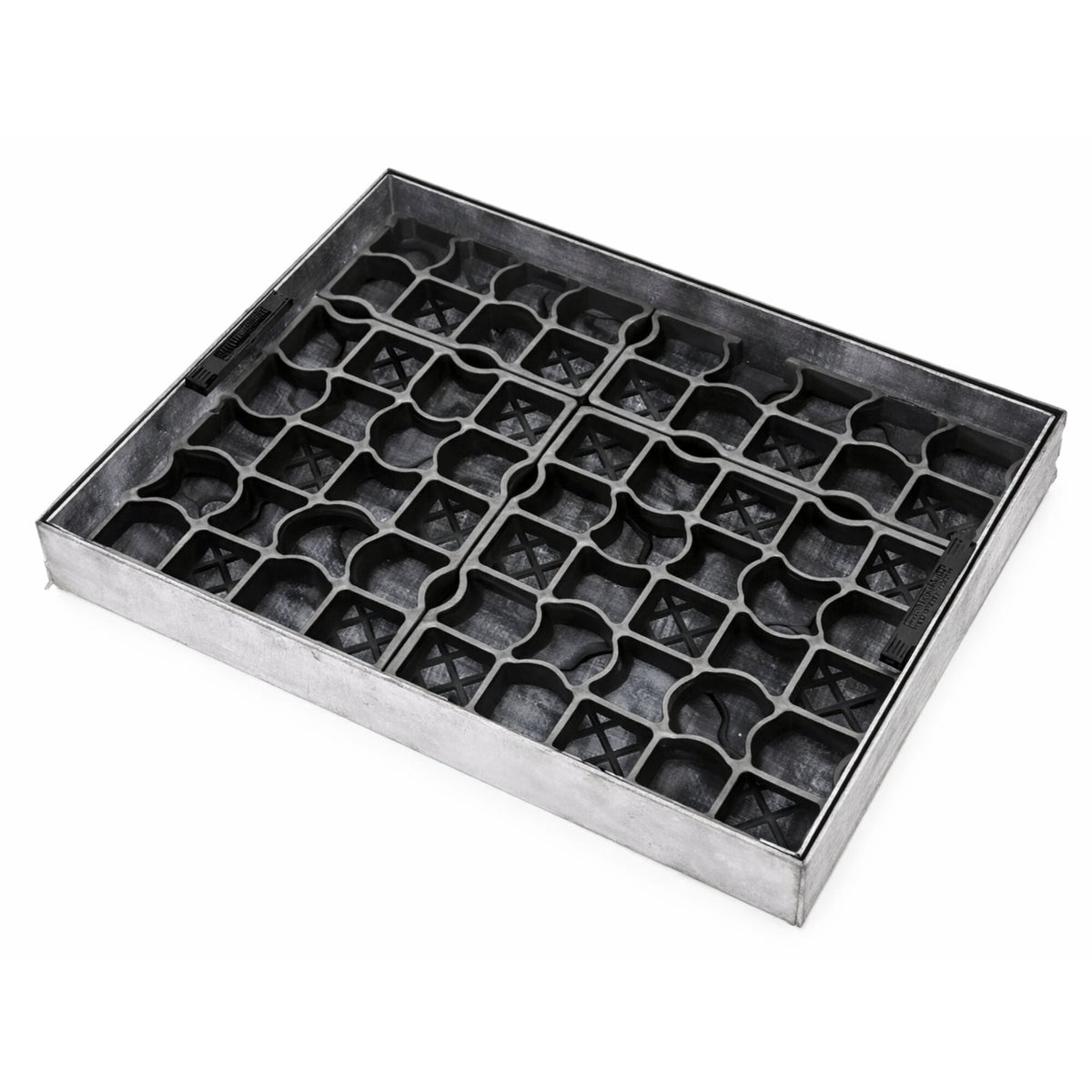 600 x 450mm Grass & Gravel Recessed Manhole Cover 10 Tonne Fully Galvanised