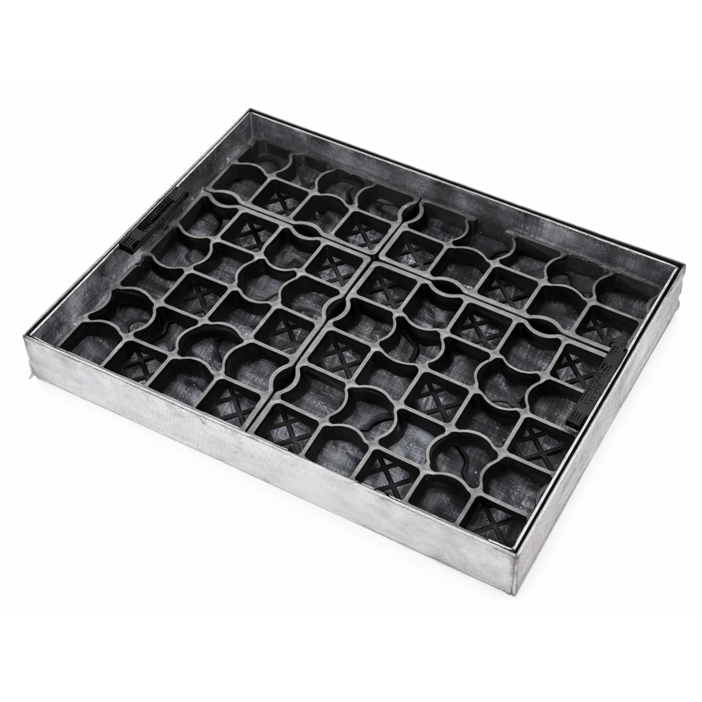 600 x 450mm Grass & Gravel Recessed Manhole Cover 10 Tonne Fully Galvanised