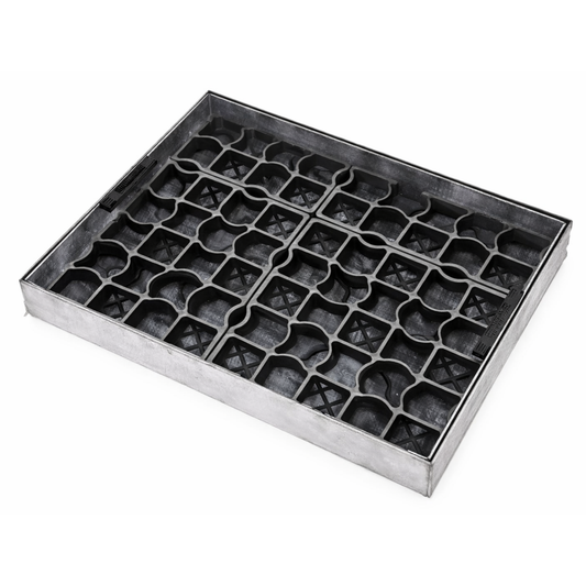 600 x 450mm Grass & Gravel Recessed Manhole Cover 10 Tonne Fully Galvanised