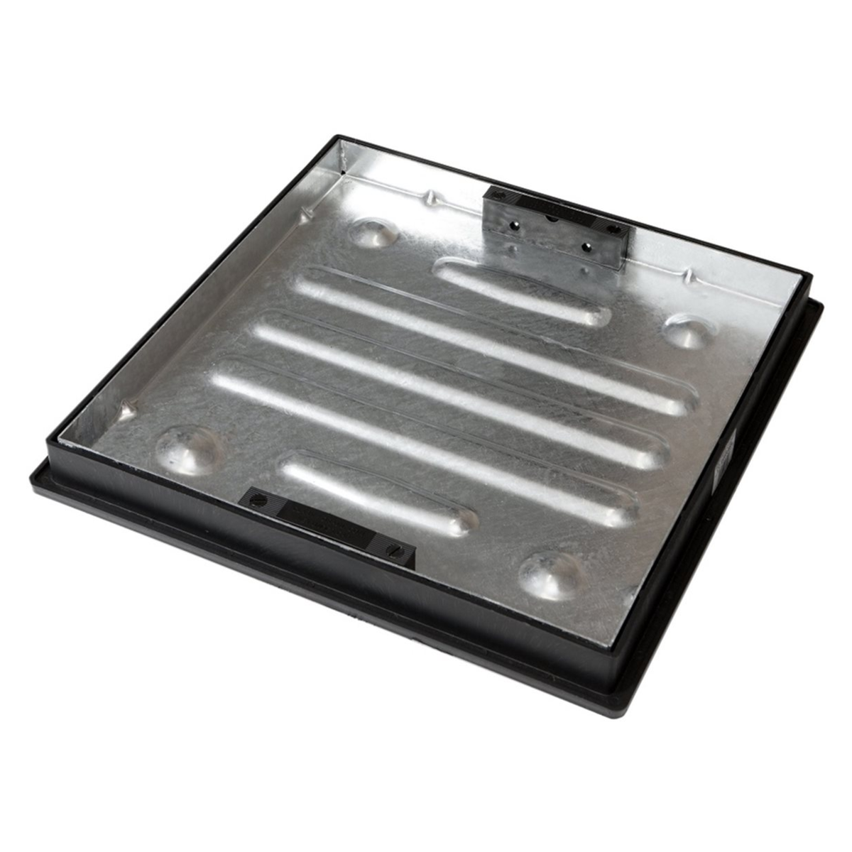450mm Square to Round Sealed & Locking Recessed Manhole Cover