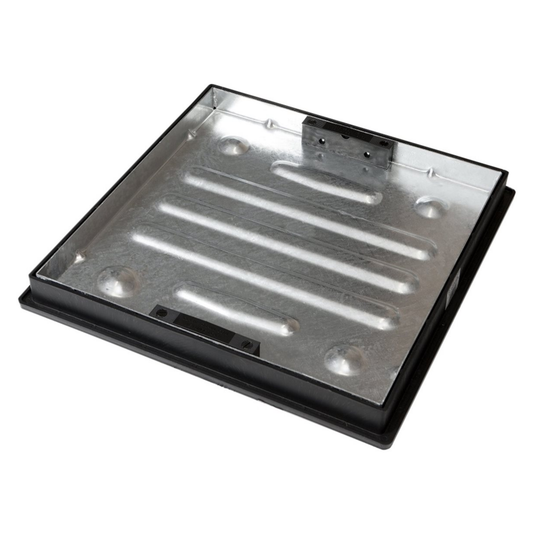 450mm Square to Round Sealed & Locking Recessed Manhole Cover