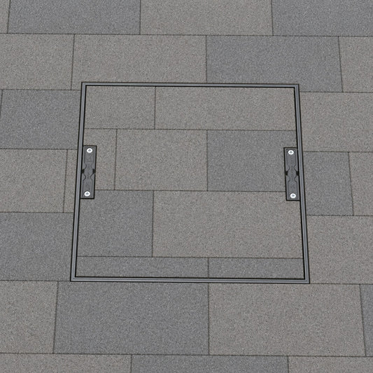450mm Square to Round Sealed & Locking Recessed Manhole Cover