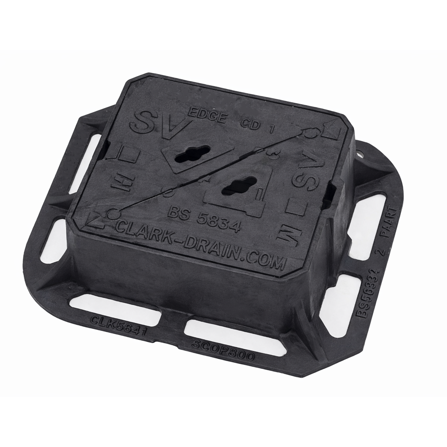 150 x 150mm Grade A Double-Triangular Surface Box