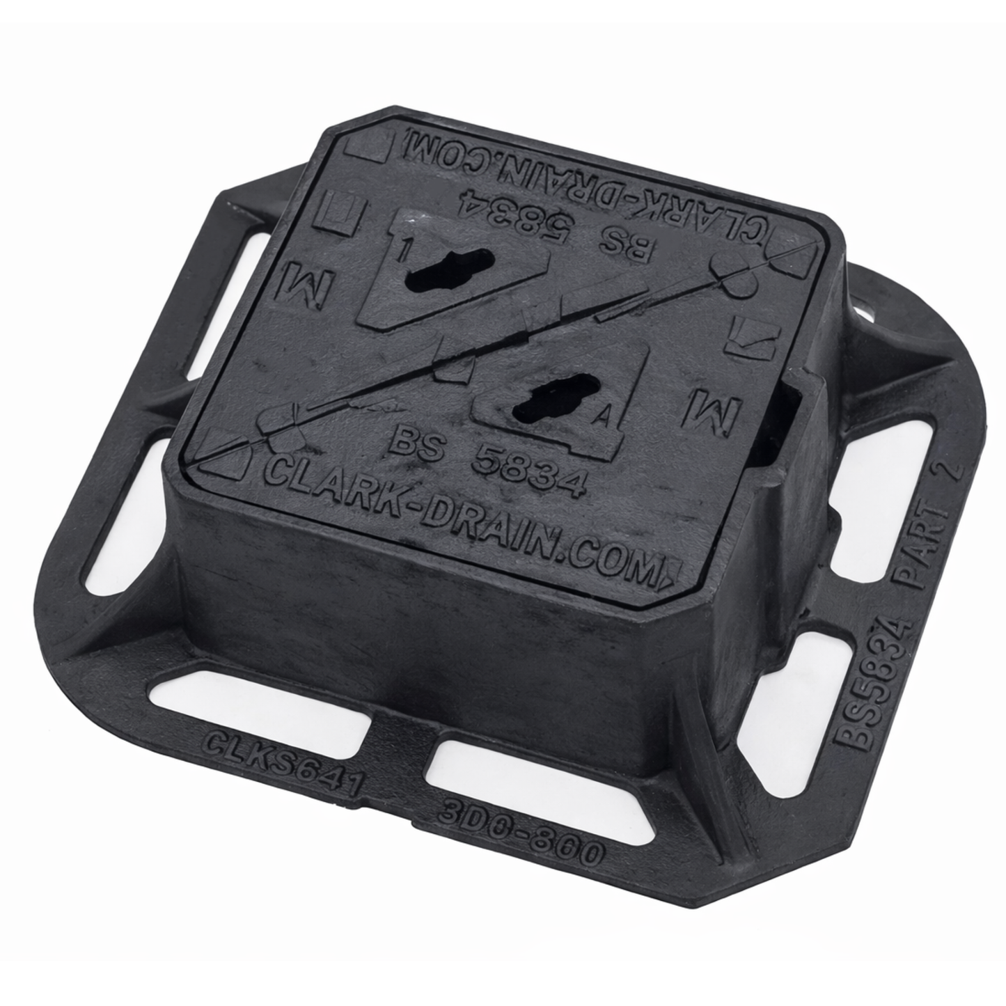 150 x 150mm Grade A Double-Triangular Surface Box
