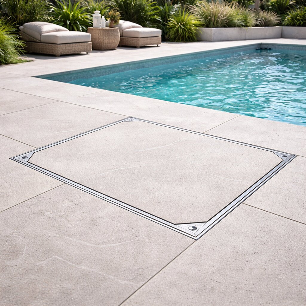 Triple Sealed Aluminium Recessed Manhole Cover 40mm Multiple Sizes