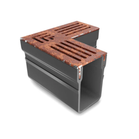 Corten Steel Threshold Storm Drainage Channel System A15