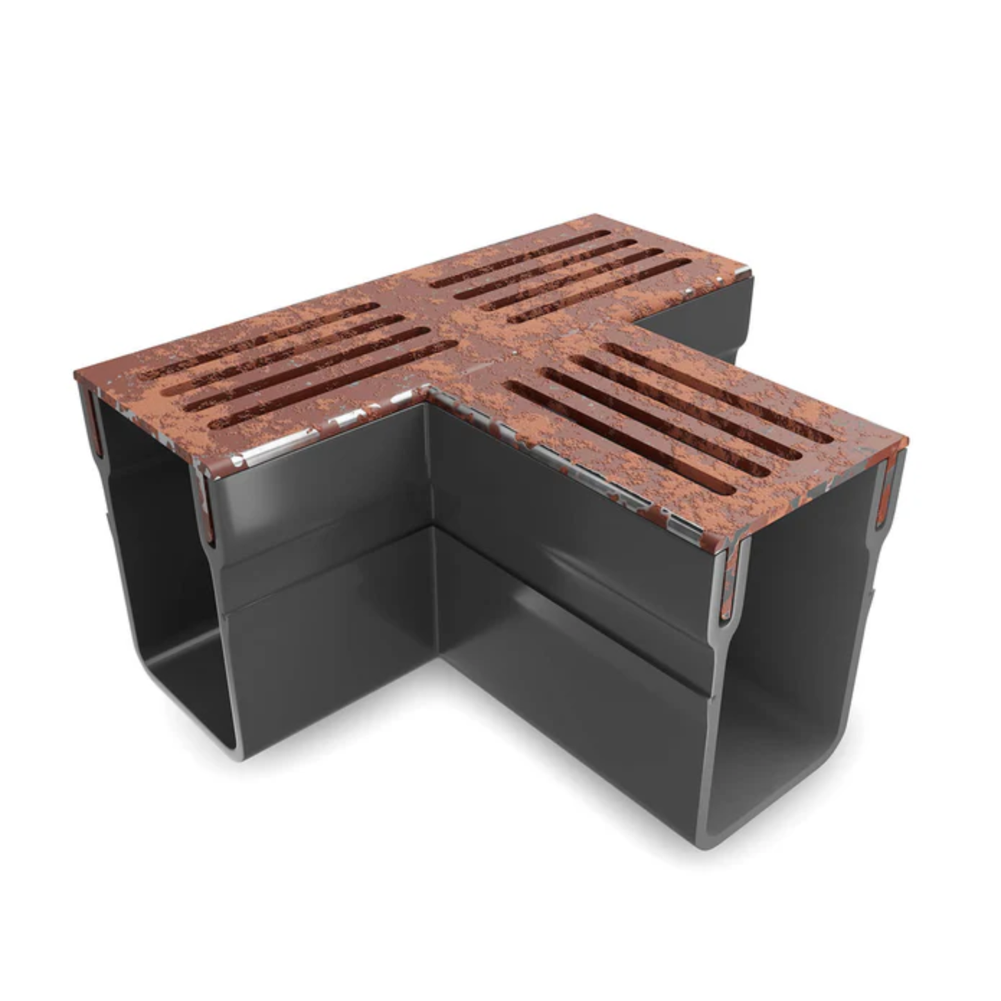 Corten Steel Threshold Storm Drainage Channel System A15