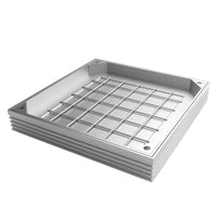 Double Sealed Aluminium Recessed Manhole Cover 60mm Multiple Sizes