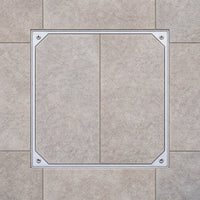 Double Sealed Aluminium Recessed Manhole Cover 60mm Multiple Sizes