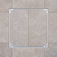 Double Sealed Aluminium Recessed Manhole Cover 60mm Multiple Sizes