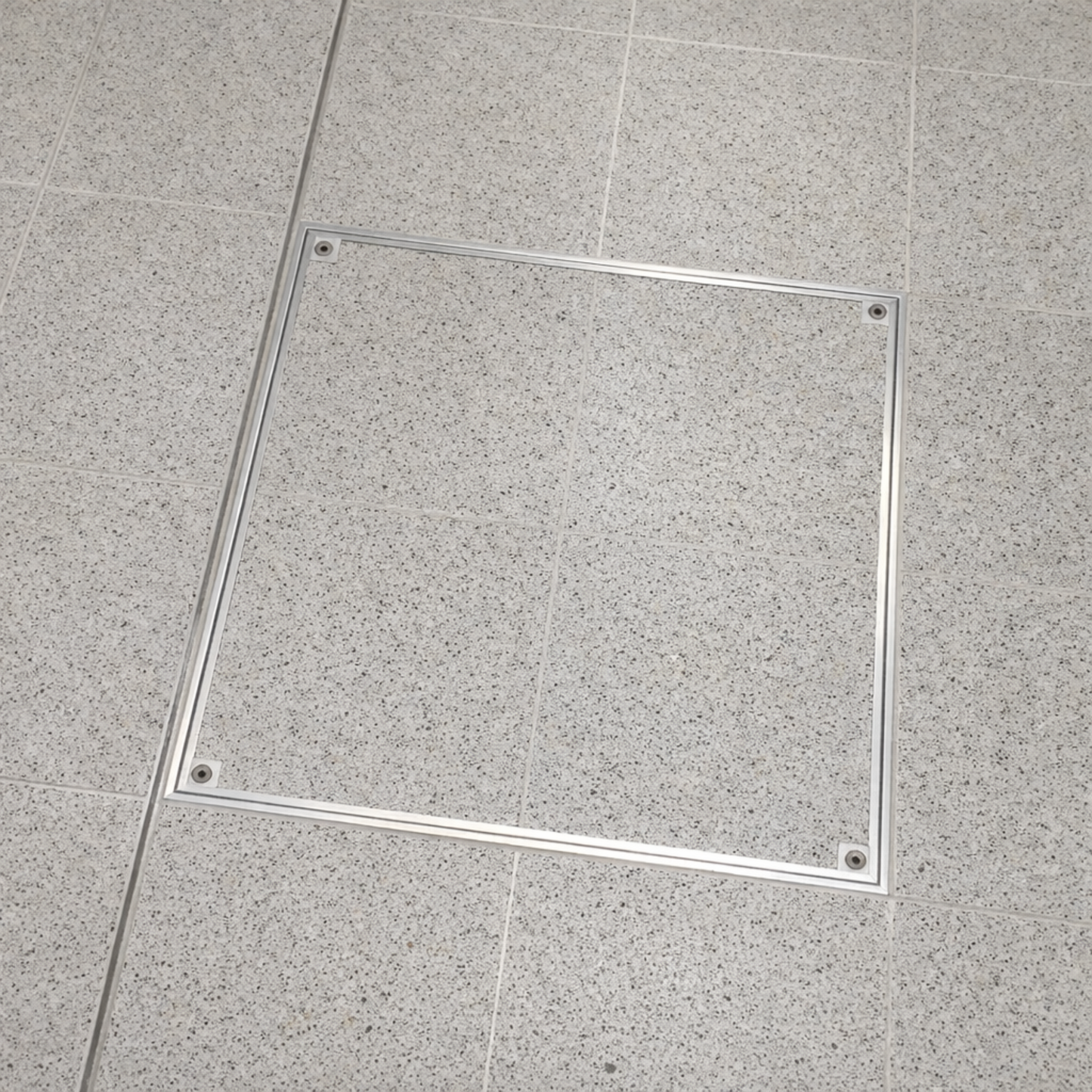 300 x 300mm Stainless Steel 316 Recessed Manhole Cover