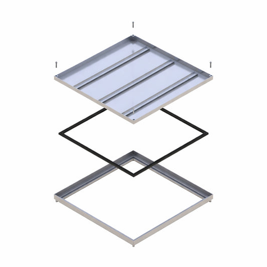300 x 300mm Stainless Steel 316 Recessed Manhole Cover