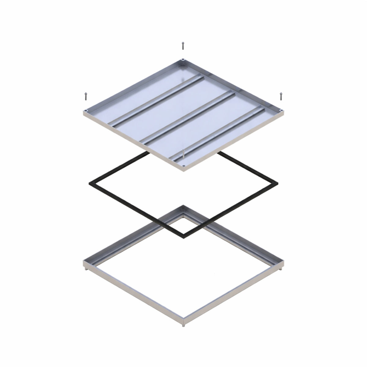 600 x 600mm Stainless Steel 316 Recessed Manhole Cover