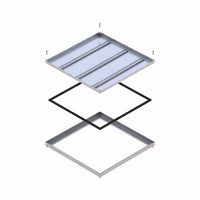 600 x 600mm Stainless Steel 316 Recessed Manhole Cover
