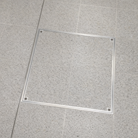 600 x 450mm Stainless Steel 316 Recessed Manhole Cover