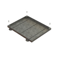 750 x 600mm Sealed & Locking Recessed Manhole Cover 5 Tonne or 10 Tonne