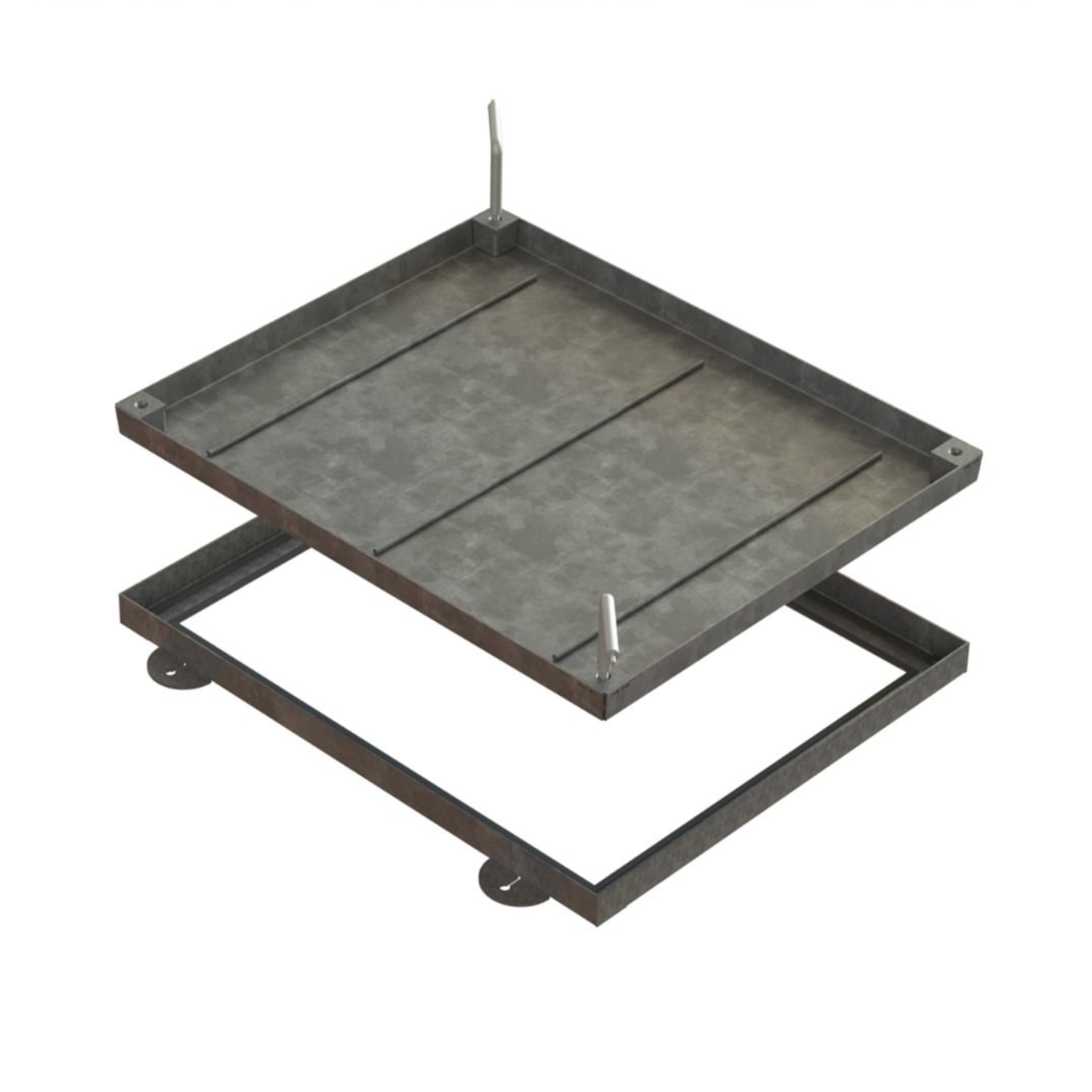 750 x 600mm Sealed & Locking Recessed Manhole Cover 5 Tonne or 10 Tonne