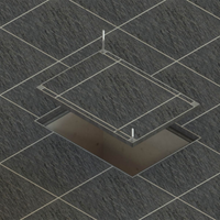 750 x 600mm Sealed & Locking Recessed Manhole Cover 5 Tonne or 10 Tonne