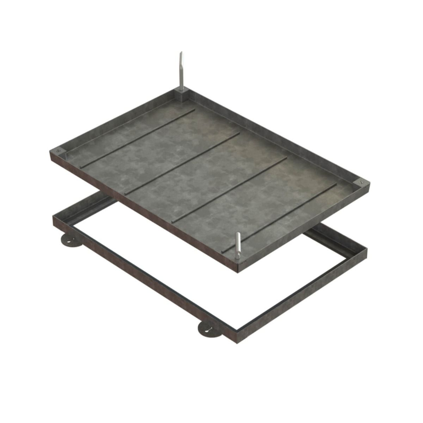 900 x 600mm Sealed & Locking Recessed Manhole Cover 5 Tonne or 10 Tonne